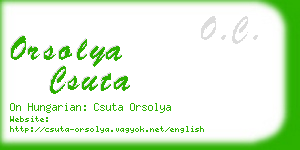 orsolya csuta business card